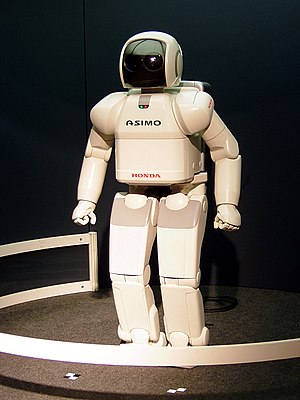 Honda's ASIMO, an example of a humanoid robot