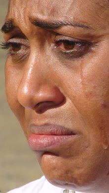 a woman crying (1)
