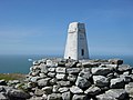 Trig point at the summit