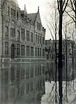 Hoogwater bij de Ambachtsschool, 1926