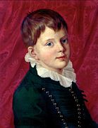 ルイーゼ・ザイドラーによる幼年期の肖像画（1825年）