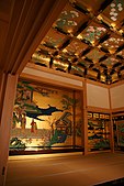 Interior din Castelul Kumamoto (Prefectura Kumamoto), construit în 1467, demolat în 1877 și reconstruit în 1960