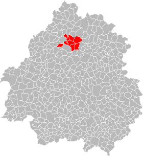 Localisation de Communauté de communes du Pays de Champagnac-en-Périgord