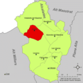 Розташування муніципалітету Чодос у комарці Алькалатен