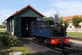 Locomotive Pinguely du CFBS au Crotoy