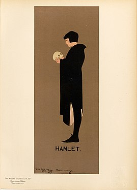 A version of the Hamlet poster not described by Campbell, in the Museum für Kunst und Gewerbe, Hamburg