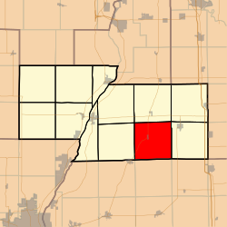 Location in Marshall County