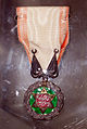 Insigne de l'ordre du Mérite militaire chérifien portée par les spahis marocains.