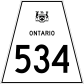 Highway 534 shield