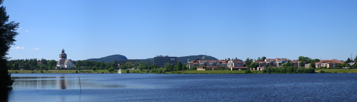 Panorama över Bollnäs