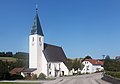 Peterskirchen, l'église: die Katholische Pfarrkirche heilige Peter und Paul