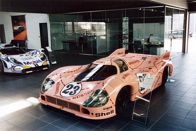 Only looks pink when photographed badly As to pink Porsches being for girls 