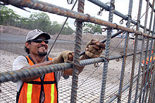 man smiling at work