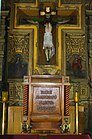 Reliquaire de saint Pierre de Jésus Maldonado à la cathédrale de Chihuahua.