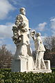 Statue im Park des Louis-Salvator-Hospital in Marseille