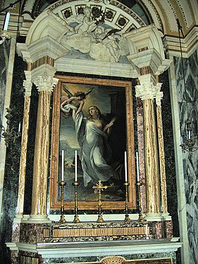 Sankta Barbara (1597), Santa Maria in Traspontina.