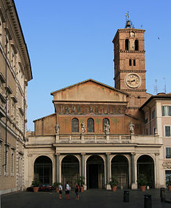 Basilikan Santa Maria in Trastevere.