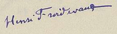 signature de Henri Froidevaux