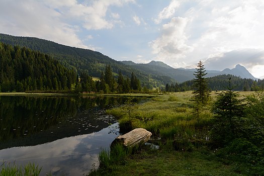 Jezero Špehtenze u pokrajini Štajerska, Austrija