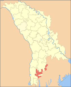 Location of Taraclia