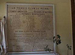 Plaque mémorielle aux fondateurs,