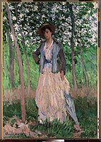 "La Promeneuse (Suzanne Hoschedé)" (1887), Claude Monet, The MET, NYC (W 1133)[15]