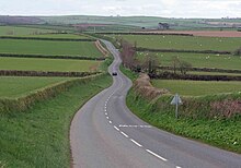 Farmland near Lanreath This way for Lanreath - geograph.org.uk - 1242825.jpg