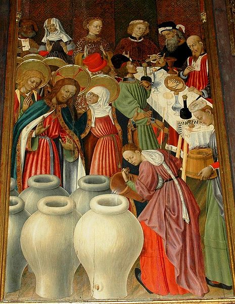 Marriage at Cana, by Bernat Martorell (15th C.)
