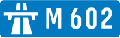 M602 motorway shield