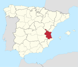 Province of Valencia within Spain