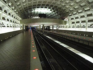 Virginia Sq-GMU station showing mezzanine.jpg