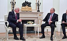 Meeting with German President Frank-Walter Steinmeier in Moscow, 2017 Vladimir Putin and Frank-Walter Steinmeier (2017-10-25) 02.jpg