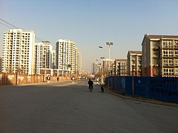 Guangming Road on the western portion of the subdistrict, 2012