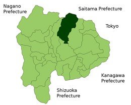 Yamanashi – Mappa