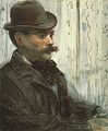 Alphonse Maureau circa 1878 (Schilderij: Édouard Manet) overleden op 10 april 1880