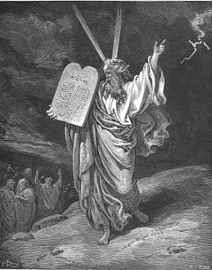 039.Moses Comes Down from Mount Sinai