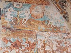 Murales del Templo y exconvento de San Nicolás de Tolentino en Actopan.