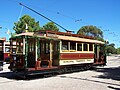 Partiell offener Wagen der Straßenbahn Adelaide
