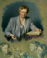 Eleanor Roosevelt: political activist, First Lady, United Nations Human Rights Prize recipient, New School alumna from the 1920s[84]