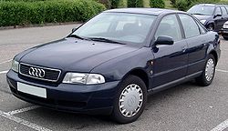 Pre-facelift Audi A4 sedan, Germany