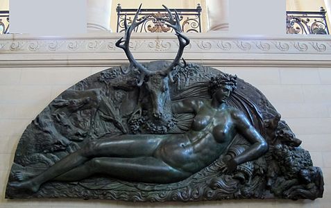 Nymphe de Fontainebleau, Paris, musée du Louvre.