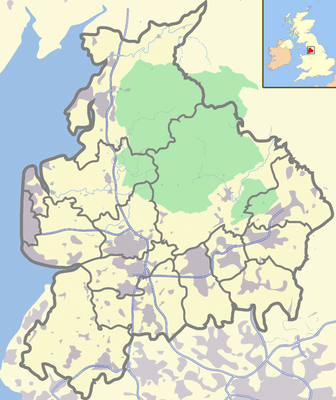 Location map United Kingdom Forest of Bowland