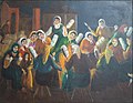 Gathering, 1959, oil on canvas, 75x100 cm, MNMA, Jagodina