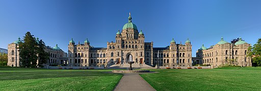 British Columbia Parliament Buildings - Pano - HDR