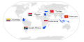 Países que conforman el denominado CIVETS