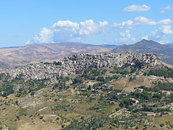 Skyline of Calascibetta