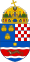 Coat of arms of Croatia (1868-1918) with crown.svg