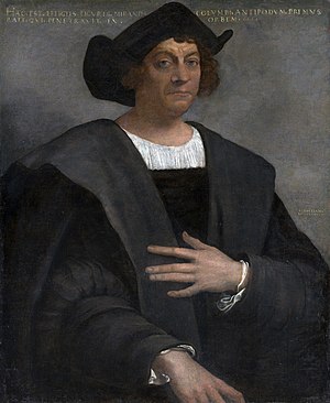 Christophorus Columbus, portrait by Sebastiano...