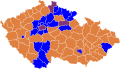 Grootste partij per okres