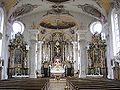 Intérieur de l'église Saint-Michel de Denklingen